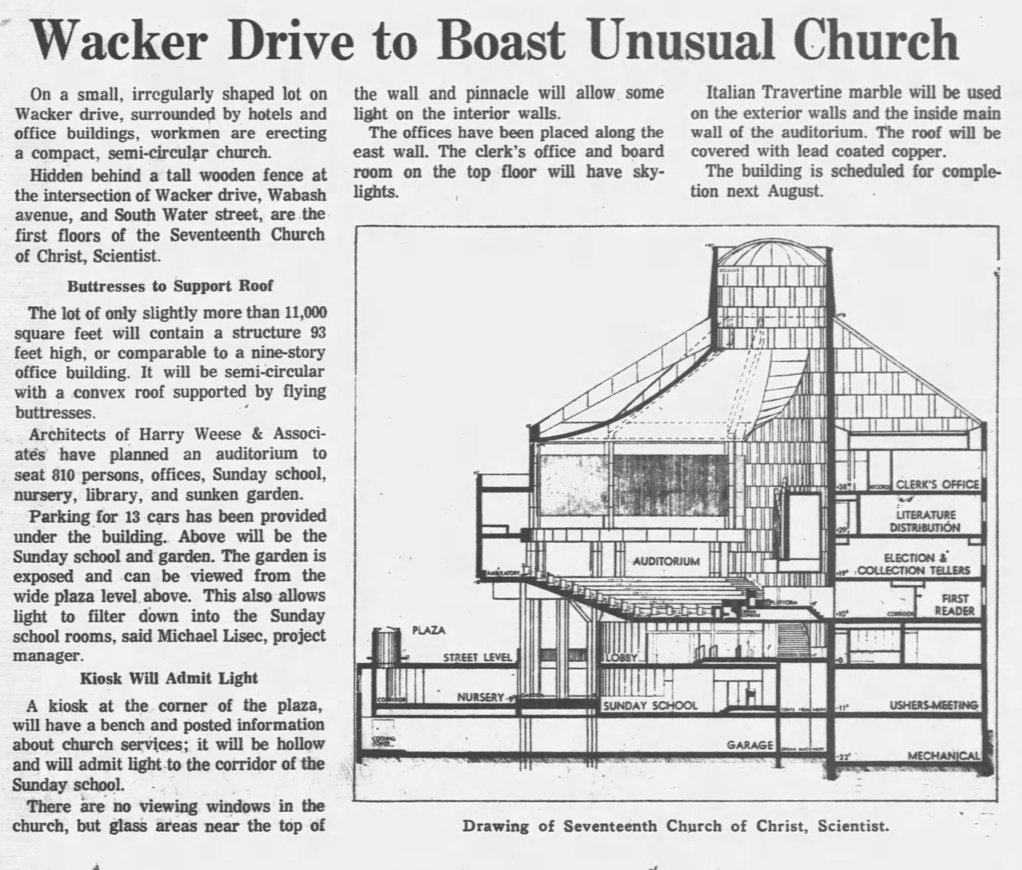 Stanley Peach: Church Plan based on the Figure of Christ – Drawing Matter